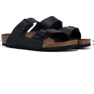 Kids Black Birkenstocks